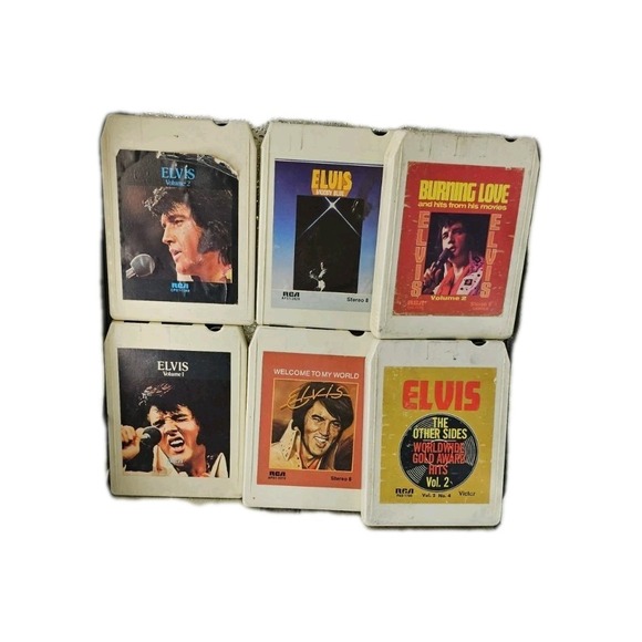 Other - Elvis Presley 8-Track Tapes Lot - 6  UNTESTED The King Music Vintage Collectible